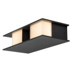 Sieninis lauko šviestuvas Kioni LED 13W 3000K Šilta balta (Antracito)