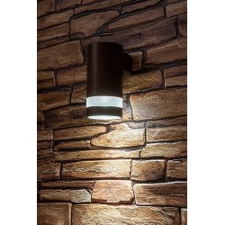 Sieninis lauko šviestuvas Urfa Line LED 9W 3000, 4000, 6500K CCT keičiama balta spalva (Ruda)