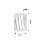 Sieninis lauko šviestuvas Tamarite LED 6W 4000K Neutrali balta (Antracito)
