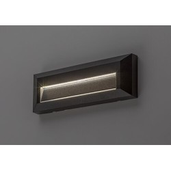 Sieninis lauko šviestuvas Kavala LED 6W 3000, 4000, 6500K CCT keičiama balta spalva (Juoda)