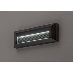 Sieninis lauko šviestuvas Kavala LED 6W 3000, 4000, 6500K CCT keičiama balta spalva (Juoda)
