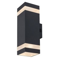 Sieninis lauko šviestuvas Urfa Line LED 16W 3000, 4000, 6500K CCT keičiama balta spalva (Antracito)