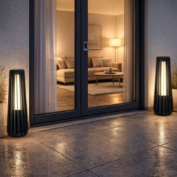 Pastatomas lauko šviestuvas Tamarite LED 12W 4000K Neutrali balta (Antracito)