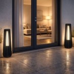 Pastatomas lauko šviestuvas Tamarite LED 12W 4000K Neutrali balta (Antracito)