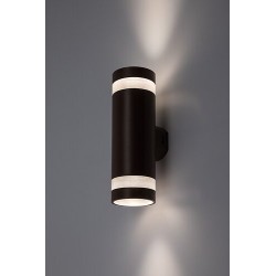 Sieninis lauko šviestuvas Urfa Line LED 16W 3000, 4000, 6500K CCT keičiama balta spalva (Ruda)
