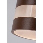Sieninis lauko šviestuvas Urfa Line LED 16W 3000, 4000, 6500K CCT keičiama balta spalva (Ruda)
