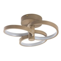 Lubinis šviestuvas Isidora LED 32W 3000-6500K CCT keičiama balta spalva (Rusva)