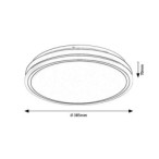 Lubinis šviestuvas Corlet LED 23W 3000-6500K CCT keičiama balta spalva (Balta)