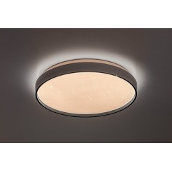 Lubinis šviestuvas Zerava LED 34W 3000-6500K CCT keičiama balta spalva (Juoda)