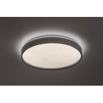 Lubinis šviestuvas Zerava LED 34W 3000-6500K CCT keičiama balta spalva (Juoda)