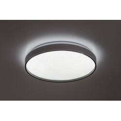Lubinis šviestuvas Zerava LED 34W 3000-6500K CCT keičiama balta spalva (Juoda)