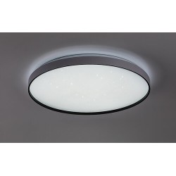Lubinis šviestuvas Zerava LED 80W 3000-6500K CCT keičiama balta spalva (Juoda)