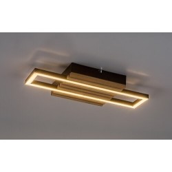 Lubinis šviestuvas Noxelle LED 12W 3000, 4500, 6000K CCT keičiama balta spalva (Juoda, Ąžuolo)