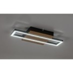 Lubinis šviestuvas Noxelle LED 12W 3000, 4500, 6000K CCT keičiama balta spalva (Juoda, Ąžuolo)