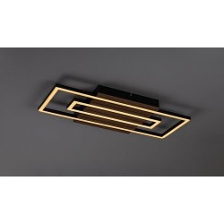 Lubinis šviestuvas Noxelle LED 28W 3000, 4500, 6000K CCT keičiama balta spalva (Juoda, Ąžuolo)