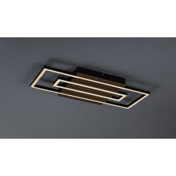 Lubinis šviestuvas Noxelle LED 28W 3000, 4500, 6000K CCT keičiama balta spalva (Juoda, Ąžuolo)