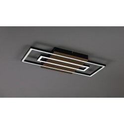 Lubinis šviestuvas Noxelle LED 28W 3000, 4500, 6000K CCT keičiama balta spalva (Juoda, Ąžuolo)