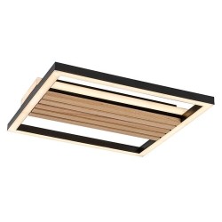 Lubinis šviestuvas Noxelle LED 26W 3000, 4500, 6000K CCT keičiama balta spalva (Juoda, Ąžuolo)