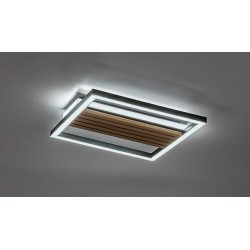 Lubinis šviestuvas Noxelle LED 26W 3000, 4500, 6000K CCT keičiama balta spalva (Juoda, Ąžuolo)
