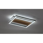 Lubinis šviestuvas Noxelle LED 26W 3000, 4500, 6000K CCT keičiama balta spalva (Juoda, Ąžuolo)