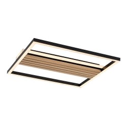 Lubinis šviestuvas Noxelle LED 30W 3000, 4500, 6000K CCT keičiama balta spalva (Juoda, Ąžuolo)