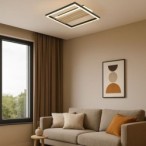 Lubinis šviestuvas Noxelle LED 30W 3000, 4500, 6000K CCT keičiama balta spalva (Juoda, Ąžuolo)