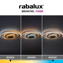 Lubinis šviestuvas Brantiel LED 57W 3000-6000K CCT keičiama balta spalva (Rusva)