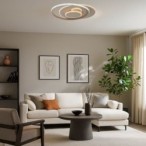 Lubinis šviestuvas Brantiel LED 57W 3000-6000K CCT keičiama balta spalva (Rusva)