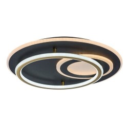 Lubinis šviestuvas Brantiel LED 60W 3000-6000K CCT keičiama balta spalva (Juoda, Aukso)