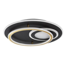 Lubinis šviestuvas Brantiel LED 60W 3000-6000K CCT keičiama balta spalva (Juoda, Aukso)