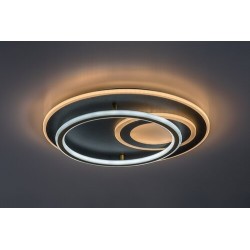 Lubinis šviestuvas Brantiel LED 60W 3000-6000K CCT keičiama balta spalva (Juoda, Aukso)