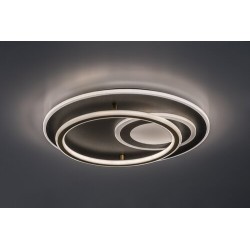 Lubinis šviestuvas Brantiel LED 60W 3000-6000K CCT keičiama balta spalva (Juoda, Aukso)