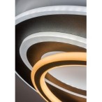 Lubinis šviestuvas Brantiel LED 60W 3000-6000K CCT keičiama balta spalva (Juoda, Aukso)