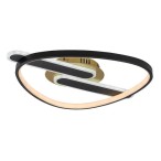Lubinis šviestuvas Brantiel LED 60W 3000-6000K CCT keičiama balta spalva (Juoda, Aukso)