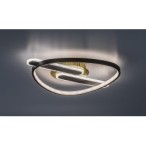 Lubinis šviestuvas Brantiel LED 60W 3000-6000K CCT keičiama balta spalva (Juoda, Aukso)