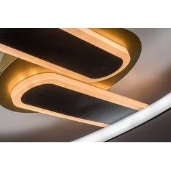 Lubinis šviestuvas Brantiel LED 60W 3000-6000K CCT keičiama balta spalva (Juoda, Aukso)