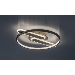 Lubinis šviestuvas Brantiel LED 55W 3000-6000K CCT keičiama balta spalva (Rusva)
