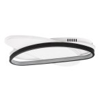 Lubinis šviestuvas Brantiel LED 57W 3000-6000K CCT keičiama balta spalva (Juoda, Balta)