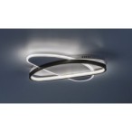 Lubinis šviestuvas Brantiel LED 57W 3000-6000K CCT keičiama balta spalva (Juoda, Balta)