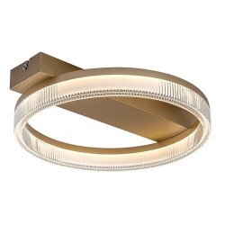 Lubinis šviestuvas Rivona LED 18W 3000-6500K CCT keičiama balta spalva (Aukso)