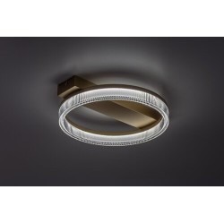Lubinis šviestuvas Rivona LED 18W 3000-6500K CCT keičiama balta spalva (Aukso)