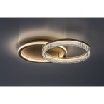 Lubinis šviestuvas Rivona LED 22W 3000-6500K CCT keičiama balta spalva (Aukso)