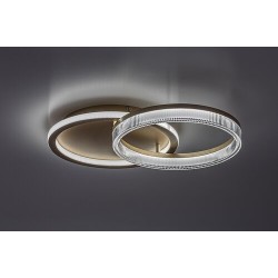 Lubinis šviestuvas Rivona LED 22W 3000-6500K CCT keičiama balta spalva (Aukso)