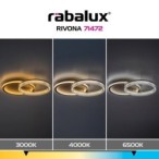 Lubinis šviestuvas Rivona LED 22W 3000-6500K CCT keičiama balta spalva (Aukso)