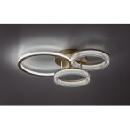 Lubinis šviestuvas Rivona LED 38W 3000-6500K CCT keičiama balta spalva (Aukso)