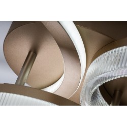 Lubinis šviestuvas Rivona LED 38W 3000-6500K CCT keičiama balta spalva (Aukso)