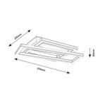 Lubinis šviestuvas Glavian LED 24W 4000K Neutrali balta (Rusva)