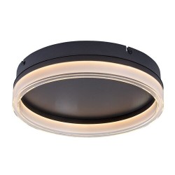 Lubinis šviestuvas Seraphiel LED 18W 3000-6500K CCT keičiama balta spalva (Juoda)