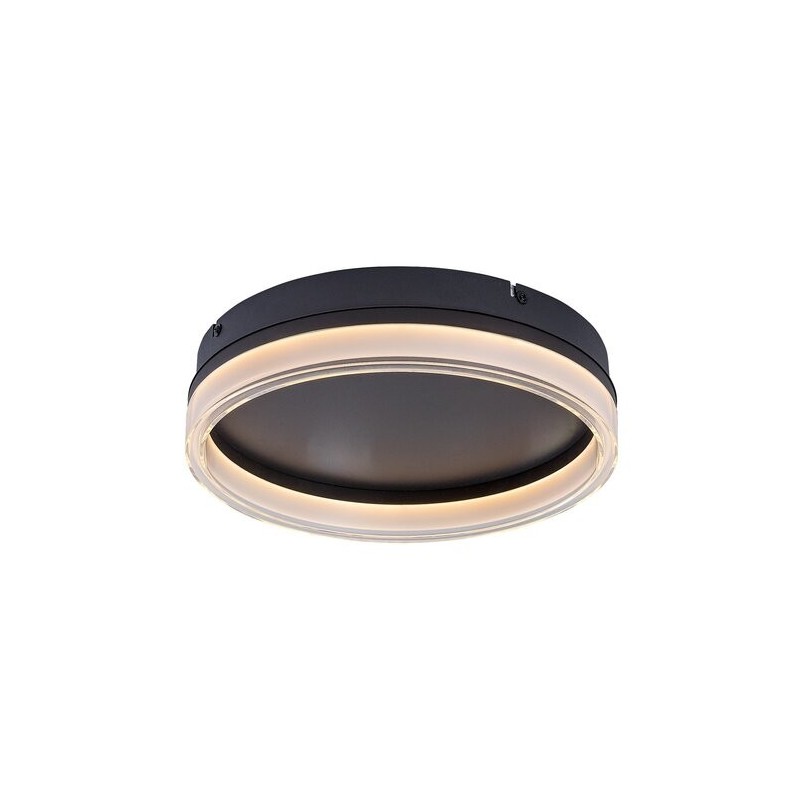 Lubinis šviestuvas Seraphiel LED 18W 3000-6500K CCT keičiama balta spalva (Juoda)