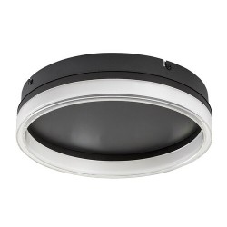 Lubinis šviestuvas Seraphiel LED 18W 3000-6500K CCT keičiama balta spalva (Juoda)